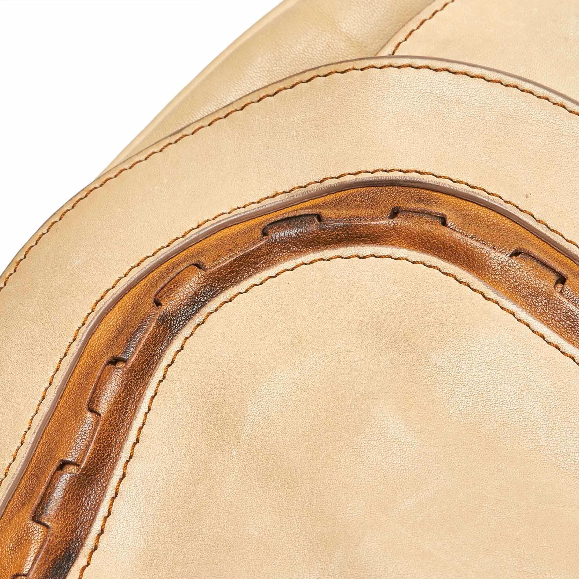 Dior Brown Leather Gaucho Saddle Bag 7