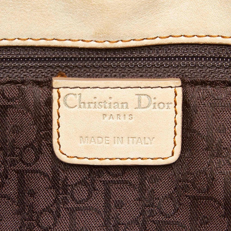 Dior Brown Leather Gaucho Saddle Bag at 1stDibs