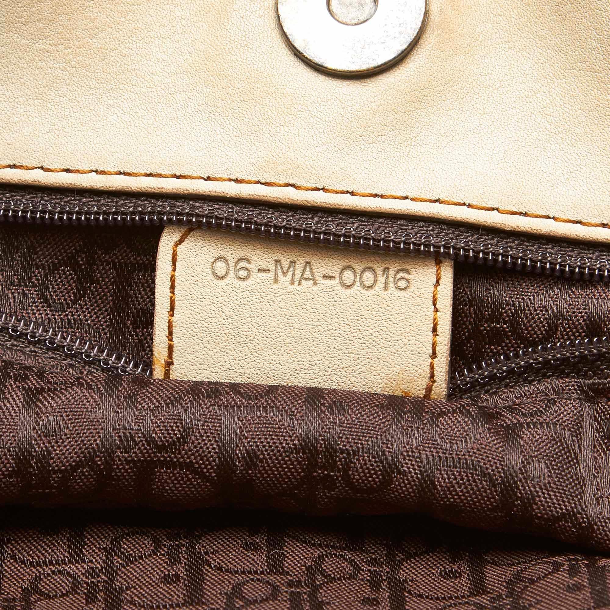 Dior Brown Leather Gaucho Saddle Bag 2