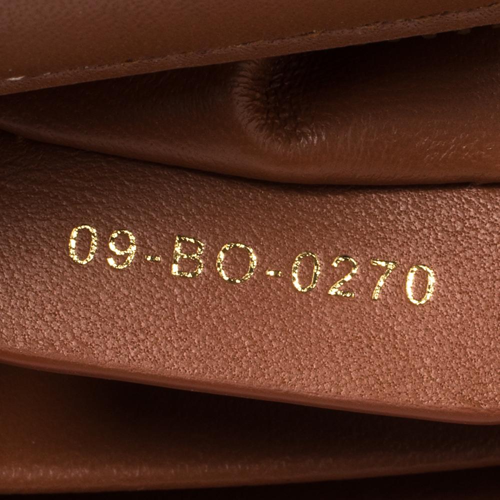Dior Brown Leather Montaigne 30 Flap Shoulder Bag 2