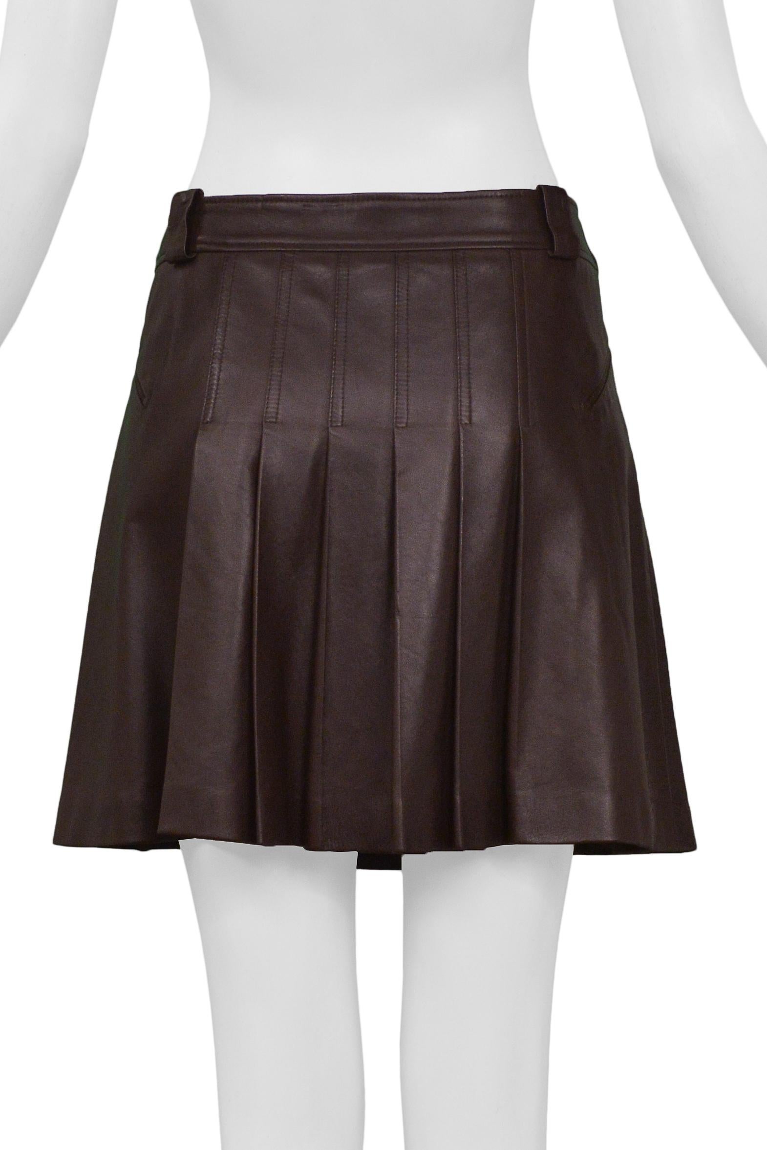 dior skirt brown
