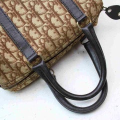 Dior Brown Monogram Trotter Boston Duffle 860368