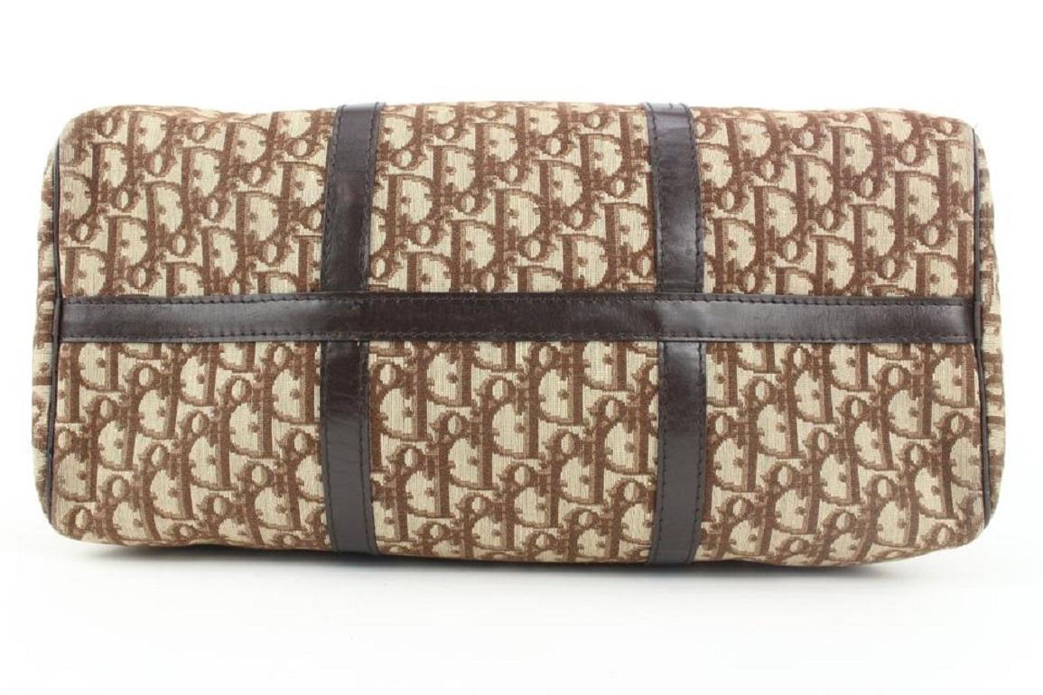 Dior Brown Monogram Trotter Boston Duffle Bag 776da41 For Sale 4