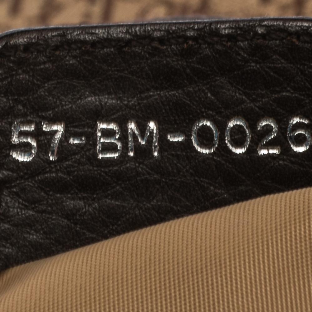 Dior Braun Oblique Canvas und Leder Umhängetasche 5