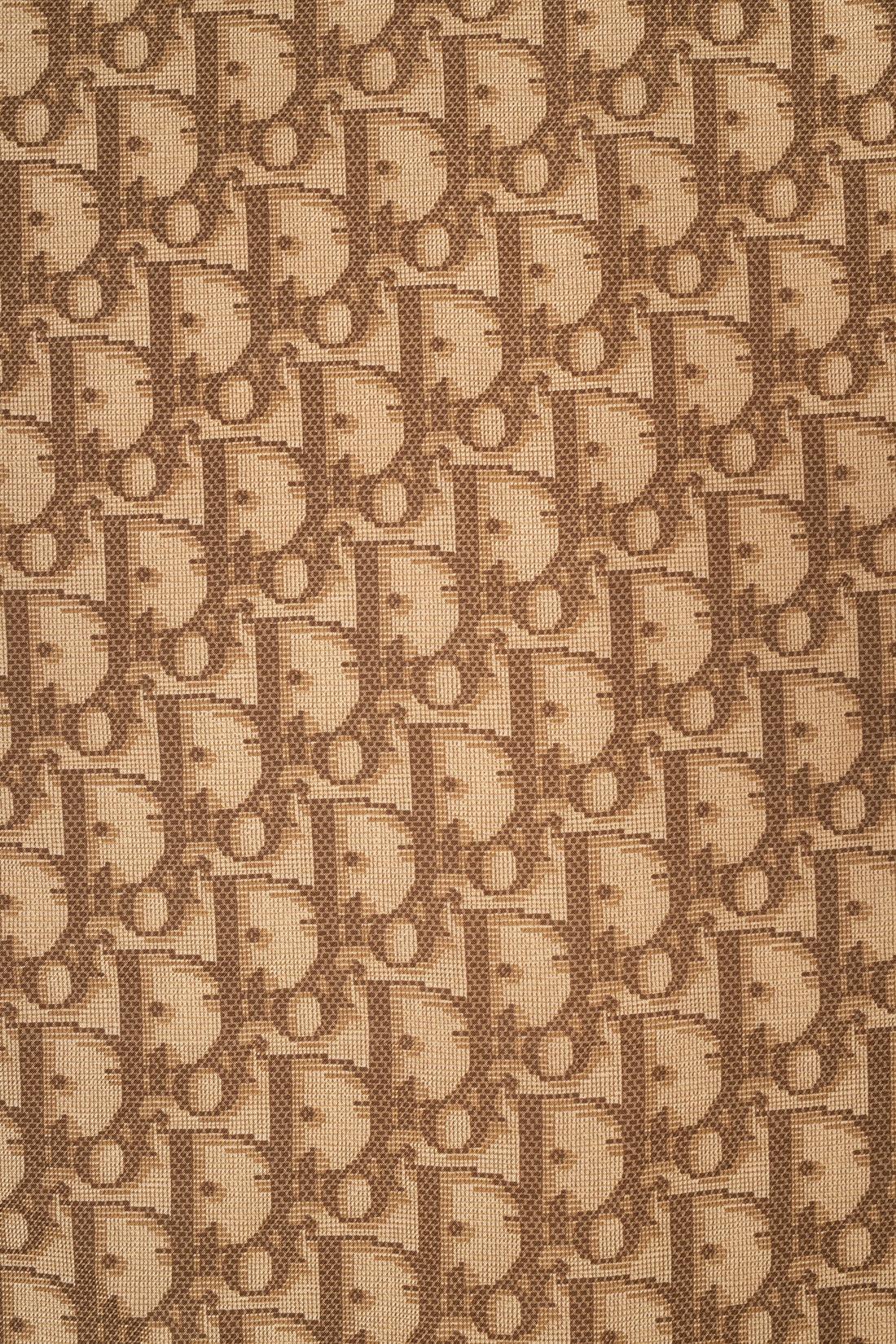 Women's Dior Brown Silk Foulard Printed with Monograms
