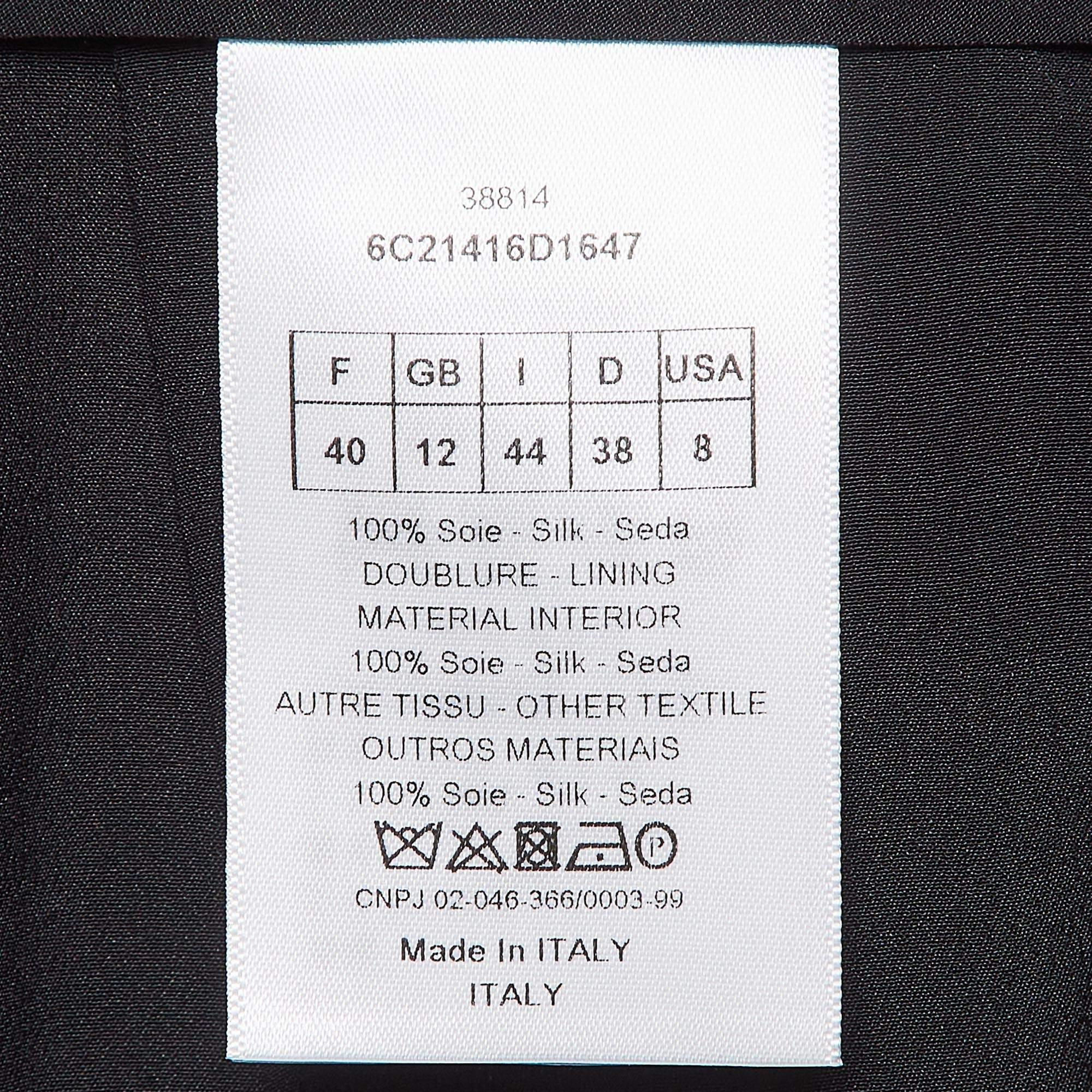 Dior Brown Vichy Print Silk High Waist Shorts M For Sale 1