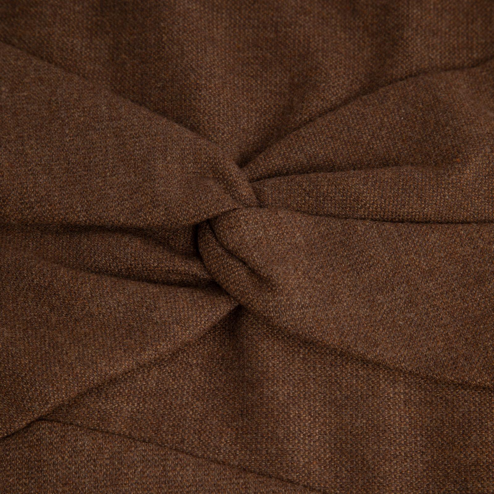 Dior Brown Wool Knot Detail Midi Skirt Size XL Marrón en venta