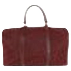 Dior Burgunder Bordeaux Monogrammierte Trotter Boston Duffle Bag 1014d5