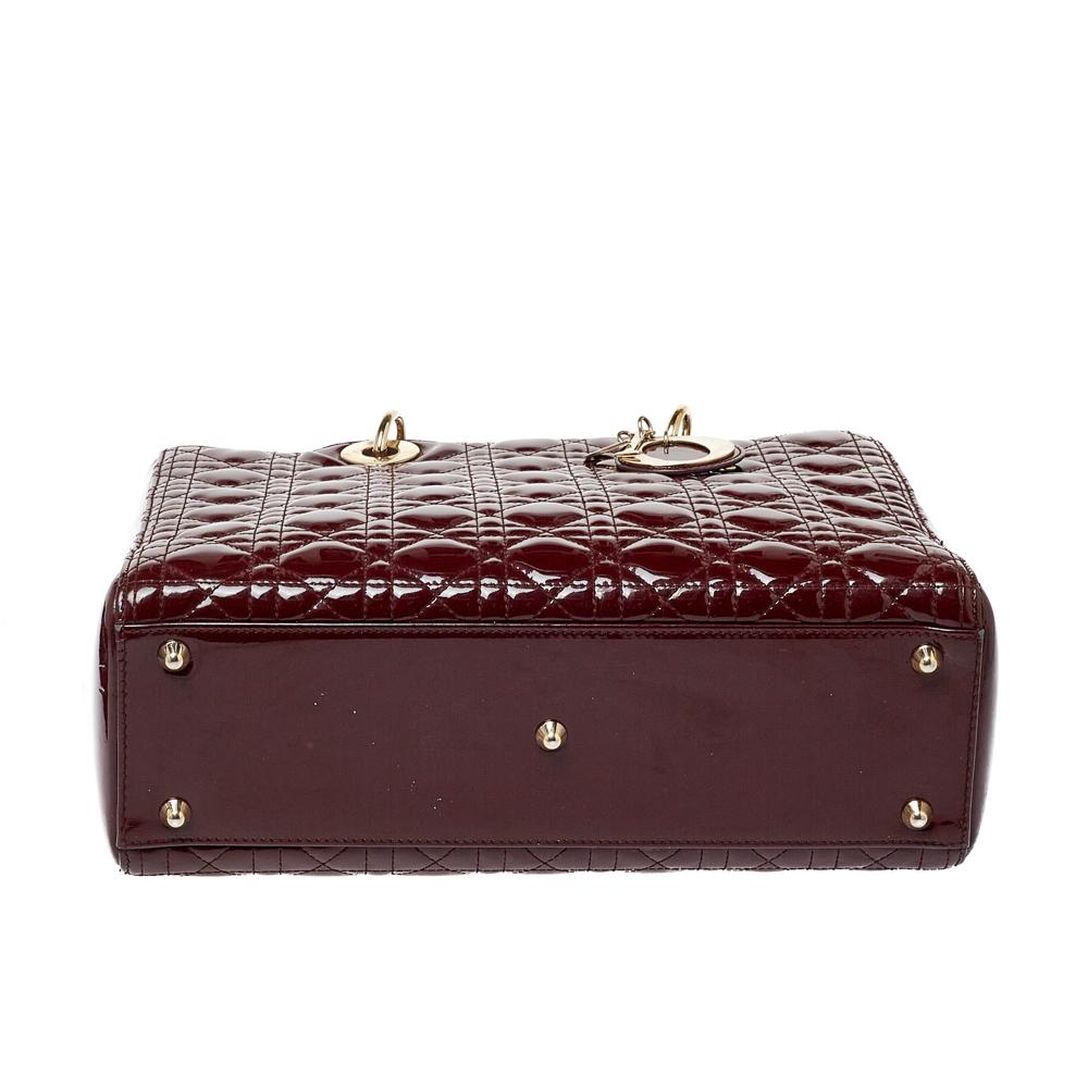 lady dior burgundy