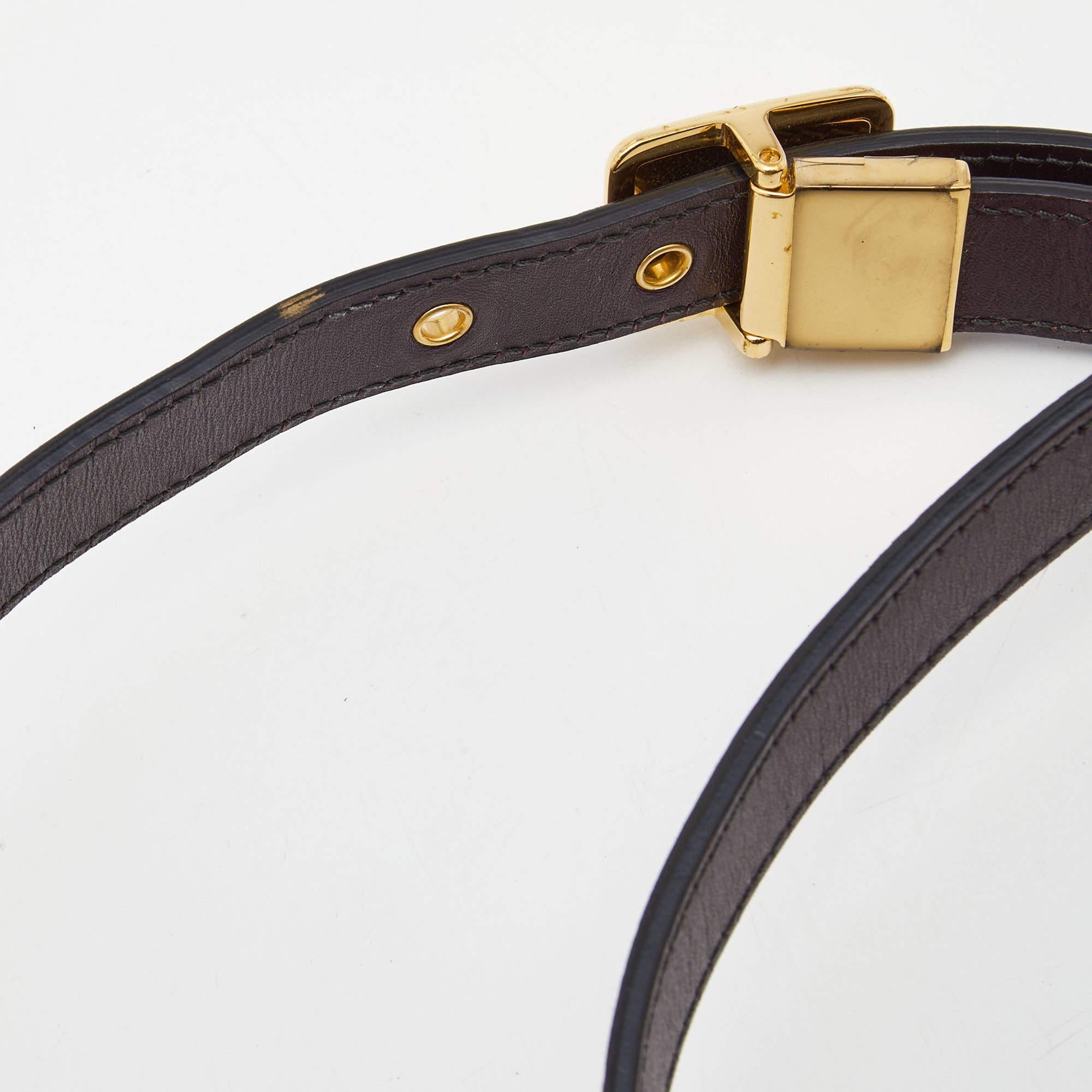 Dior Burgundy Oblique Canvas and Leather 30 Montaigne Shoulder Bag 7
