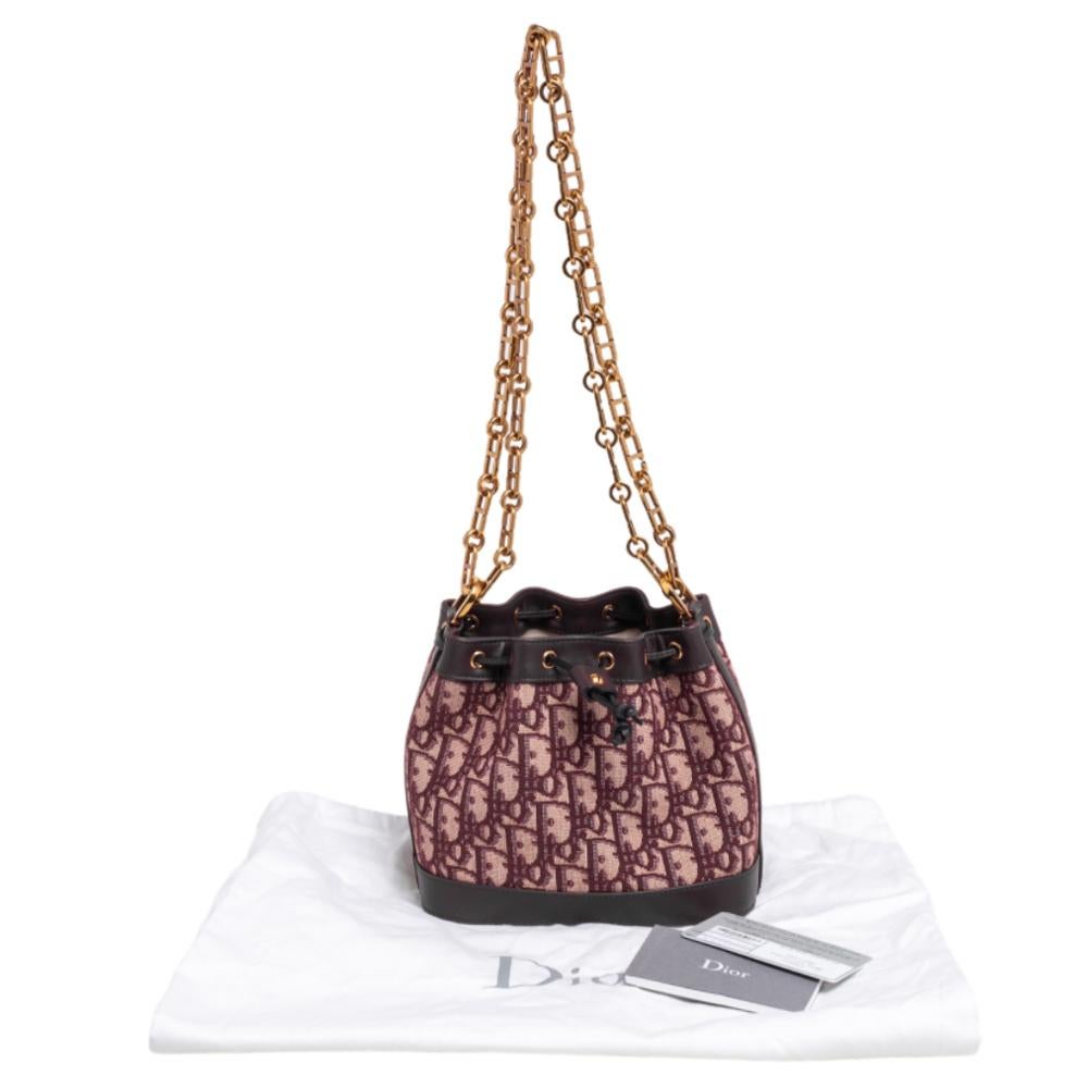 dior bucket bag oblique