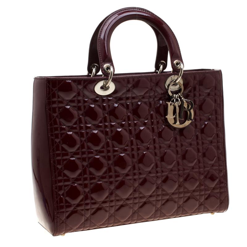Burgundy lady dior top