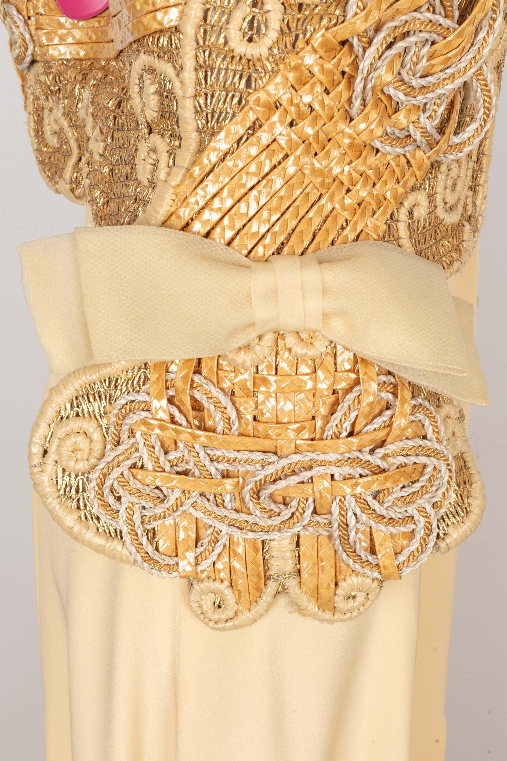 Vestido Dior Bustier de seda Primavera, 1993 en venta 2