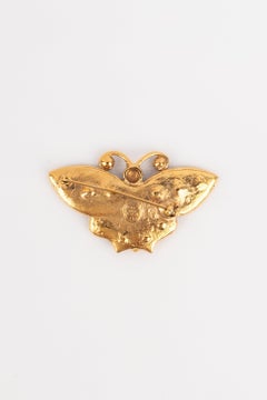 Dior Butterfly Brooch with Rhinestones, 1990'S
