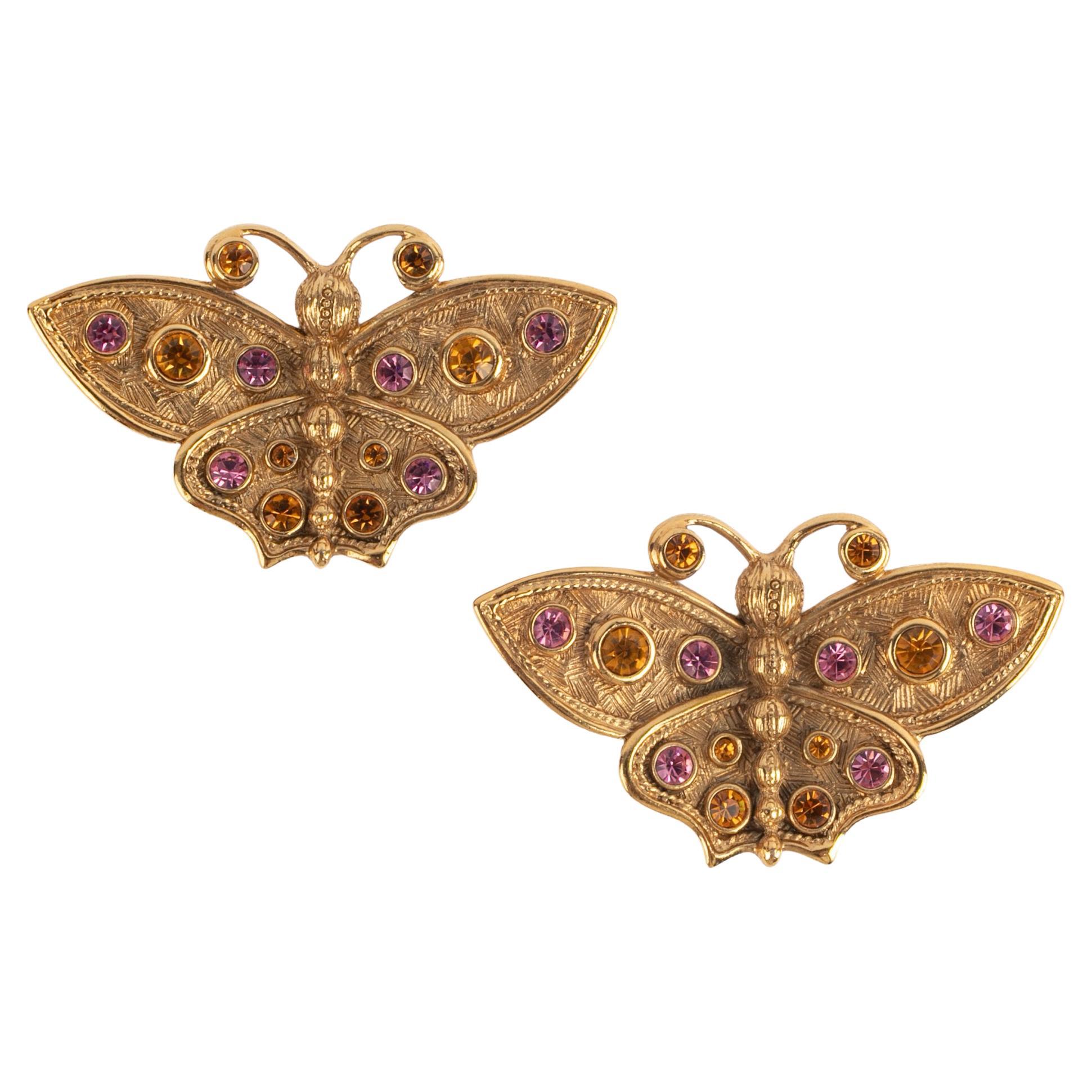 Orecchini a farfalla Dior