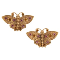 Dior butterfly earrings