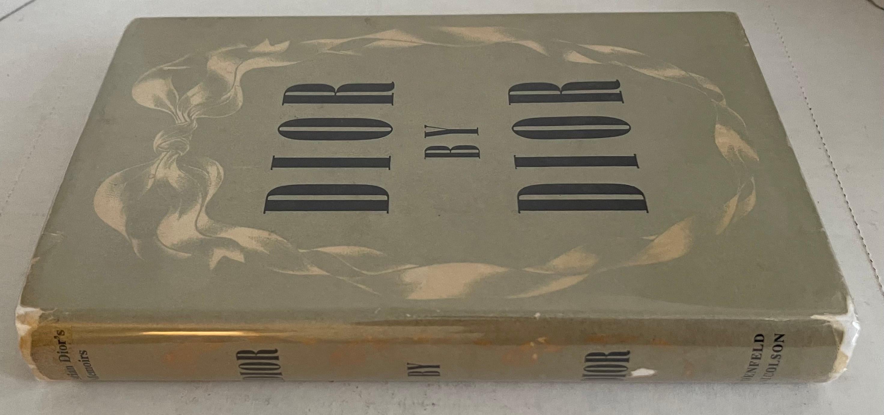 Dior by Dior the Autobiography of Christian Dior 1957 English Ed. In Good Condition For Sale In Stamford, CT
