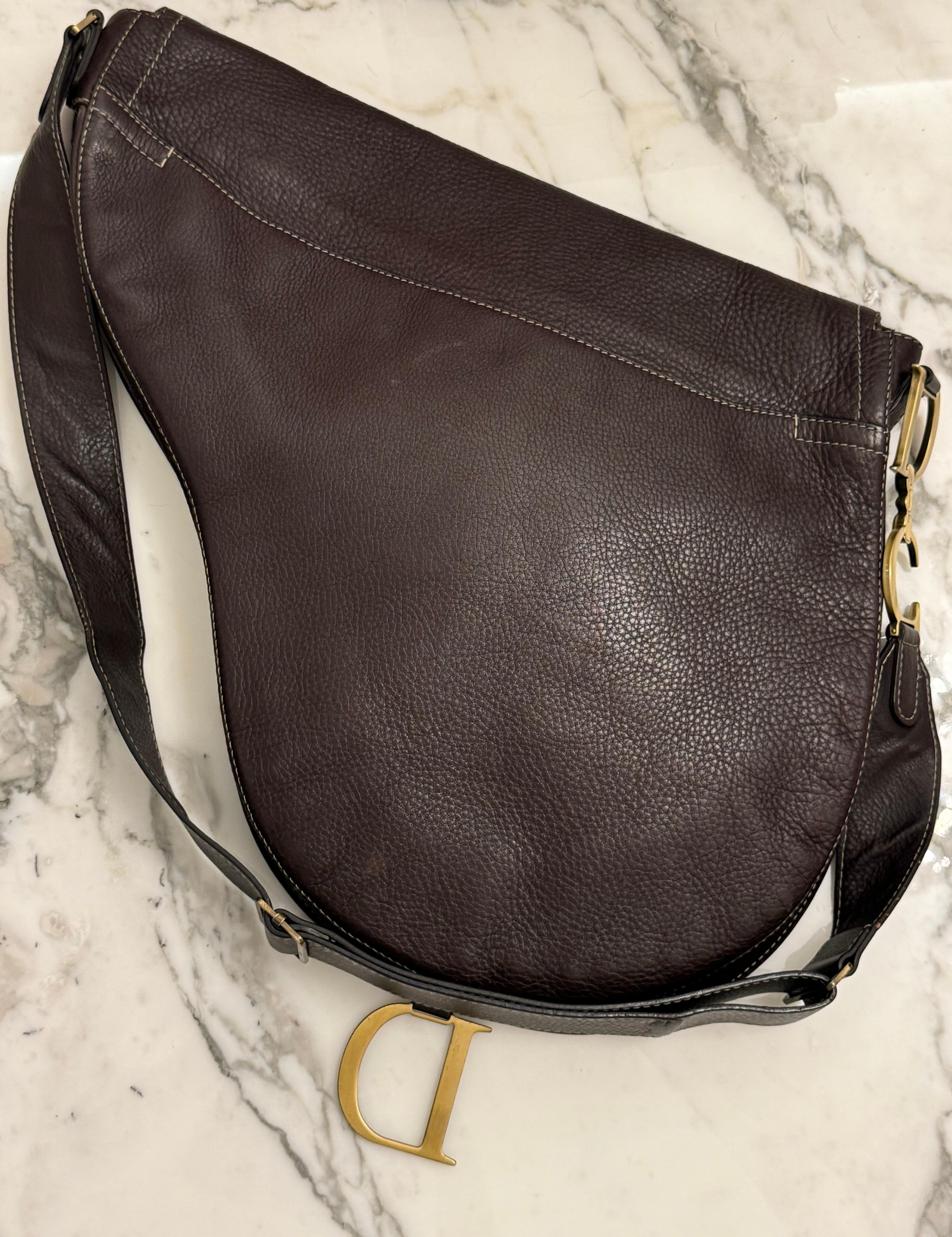 Dior by Galliano 2002 Baudrier Saddle calfskin bag 1