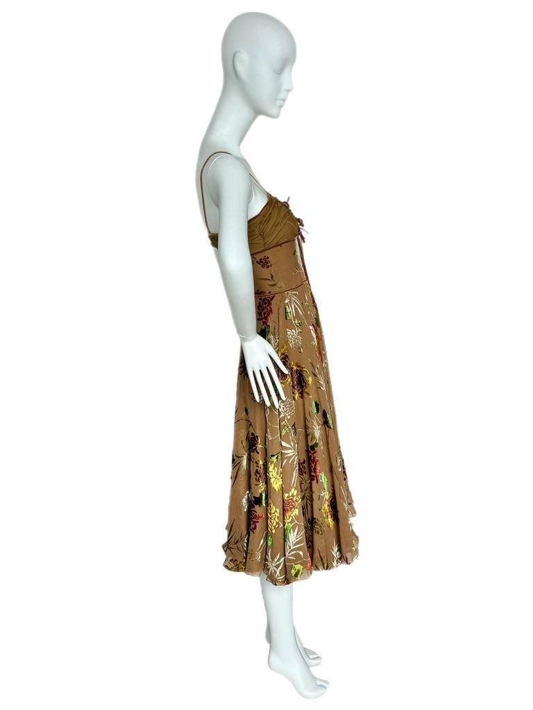 DIOR by JOHN GALLIANO 2006 Vintage Floral Babydoll Dress 1