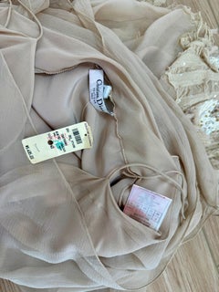 DIOR by JOHN GALLIANO 2006 Vintage Silk Embellished Knee Length Dress