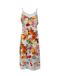 DIOR by JOHN GALLIANO 2006 Vintage Silk Lace Floral Midi Dress