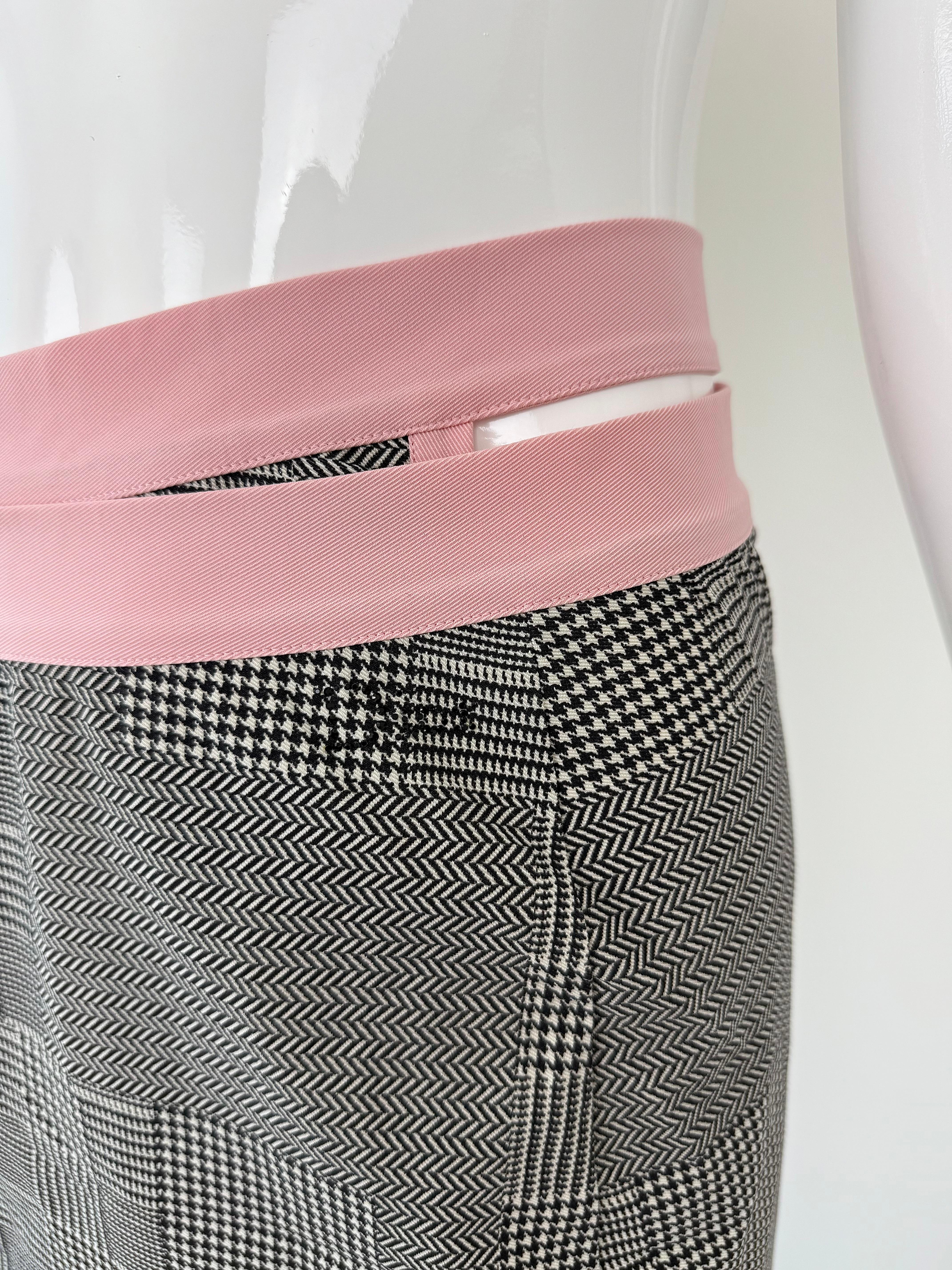 DIOR by JOHN GALLIANO c.'02 Vintage Houndstooth Gingham Cover-Up im Angebot 1
