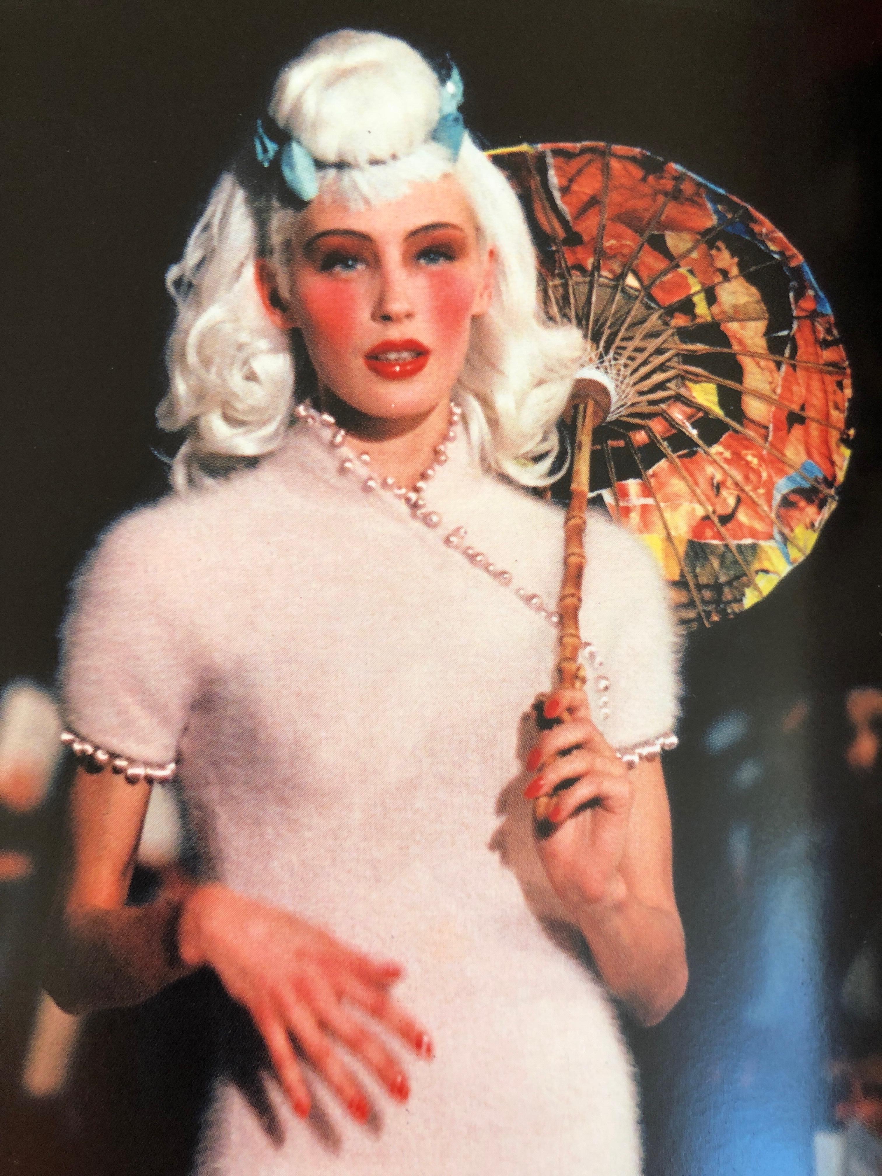 John Galliano's First Christian Dior Collection Fall 1997 Fuzzy Cheongsam Dress.
Called 