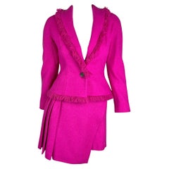 Traje Bar Dior by John Galliano Otoño 1998 Tweed