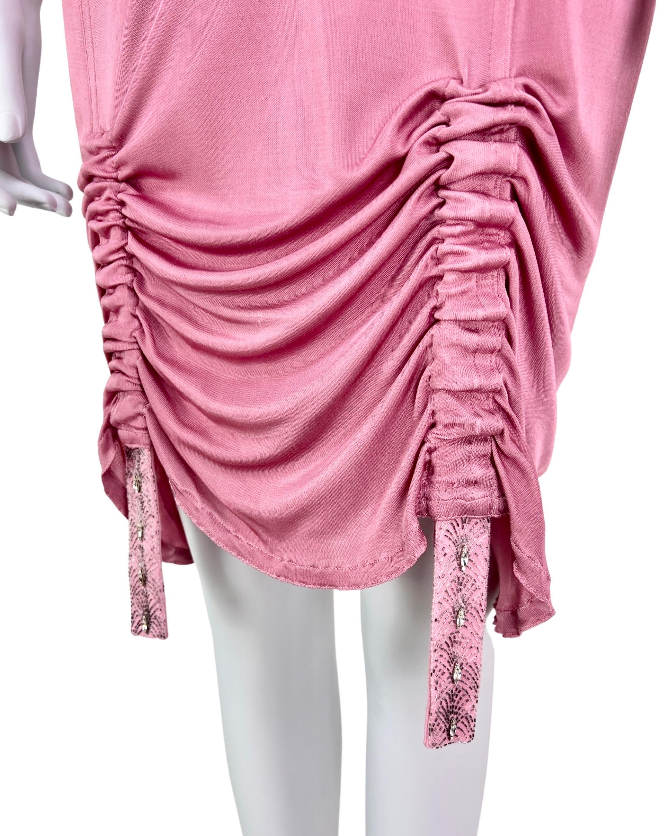Dior by John Galliano Fall 2003 Embellished Silk Dress For Sale 7