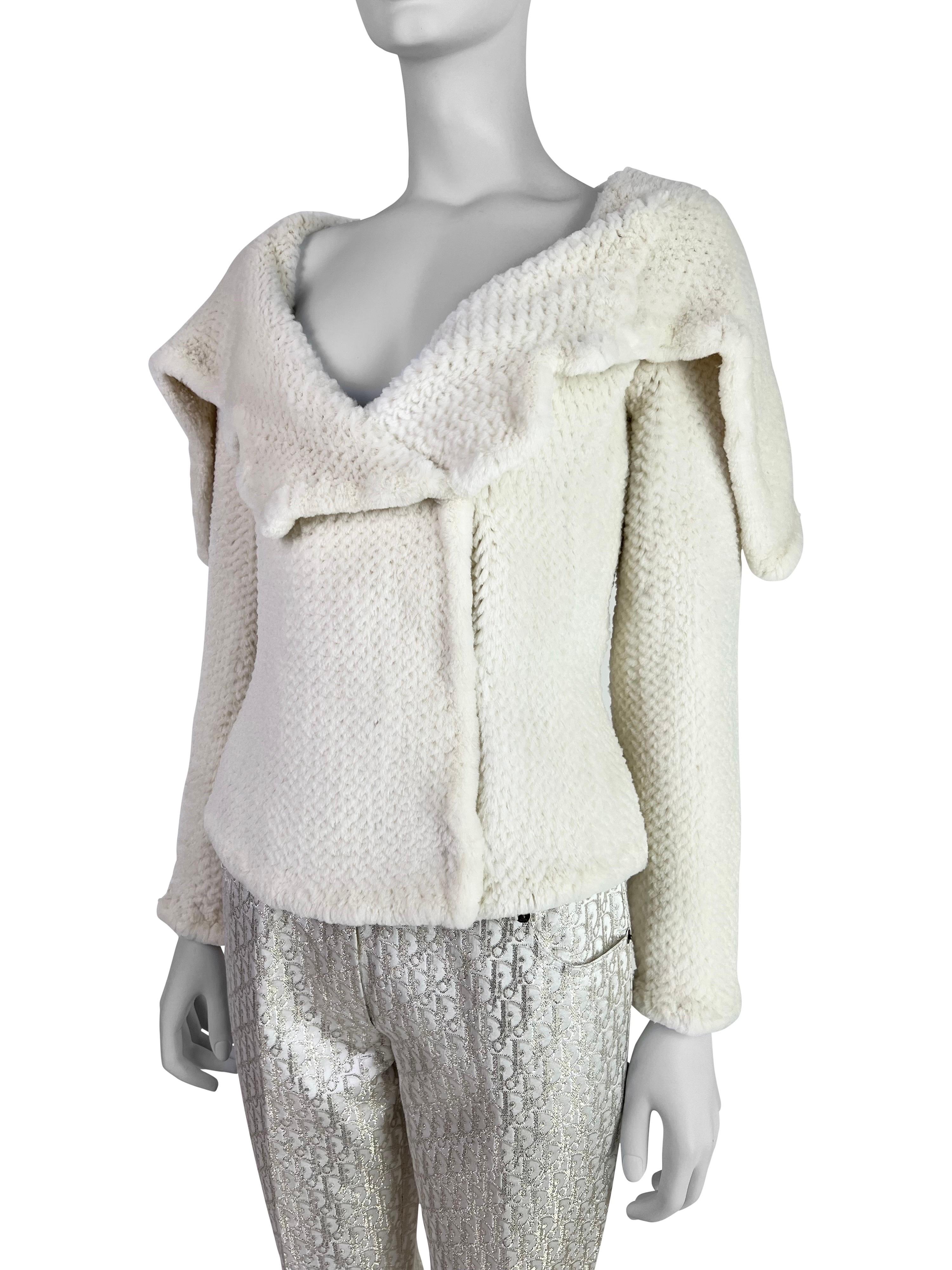 Dior by John Galliano Fall 2005 Knitted Mink Fur Jacket 1