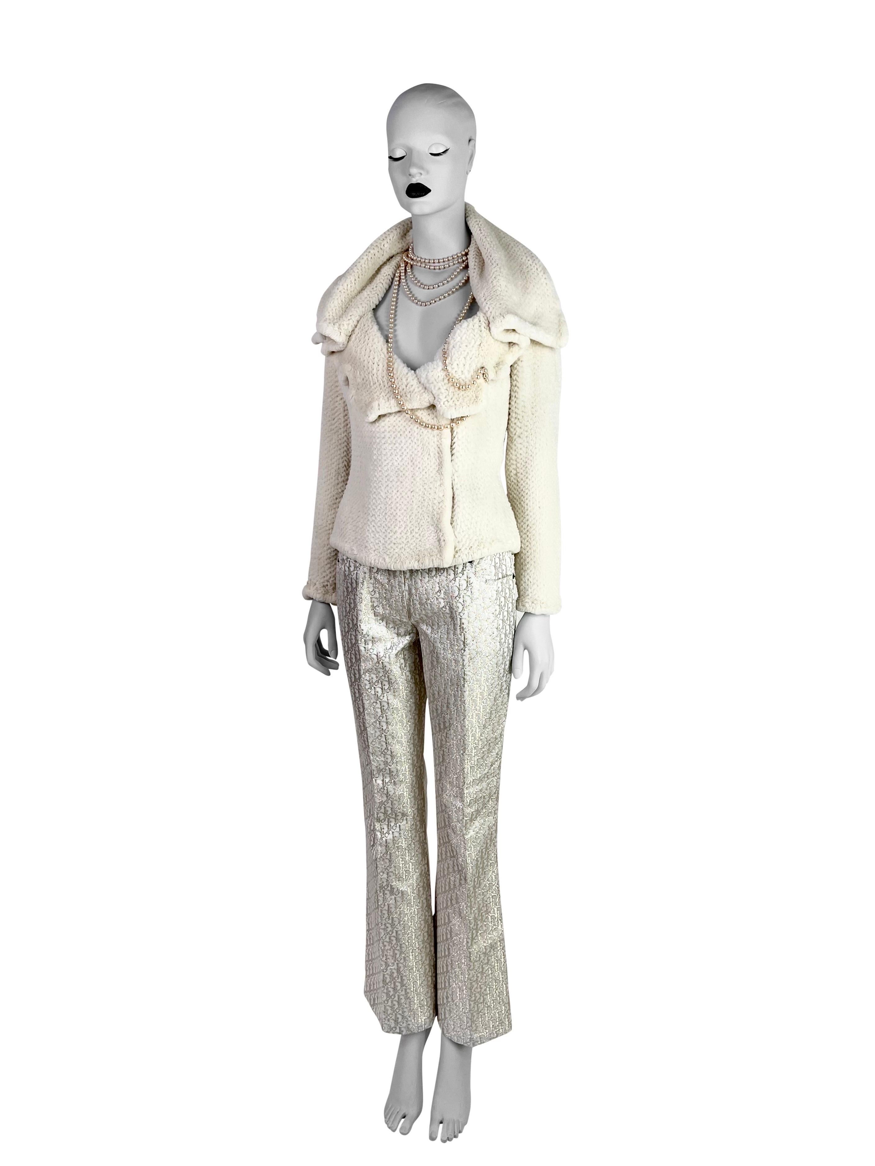 Dior by John Galliano Fall 2005 Knitted Mink Fur Jacket 2