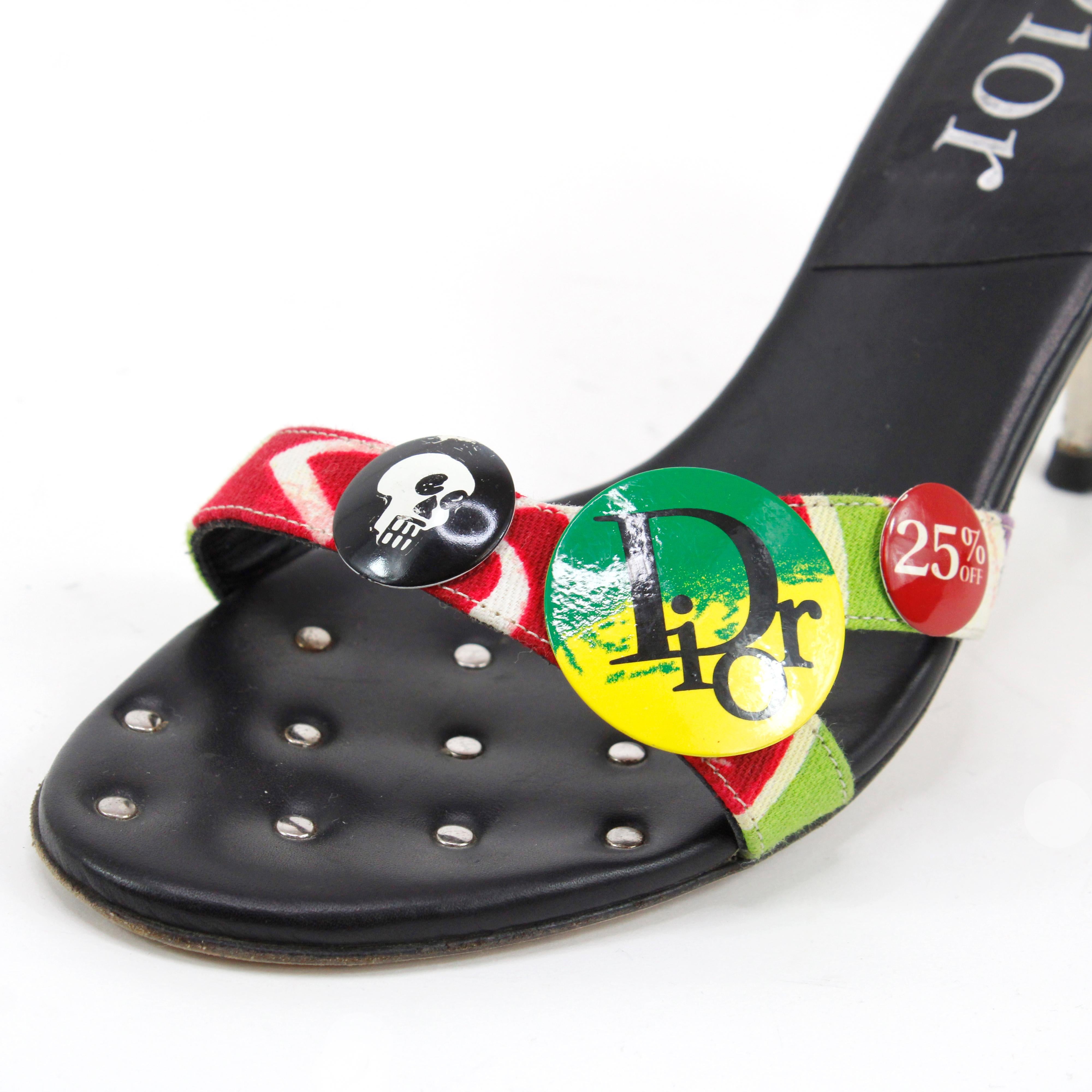 Dior by John Galliano Fashion Victim shoes In Excellent Condition In Bressanone, Trentino-Alto Adige