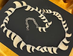 Dior by John Galliano rare 2003 collection sharks tooth necklace/belt