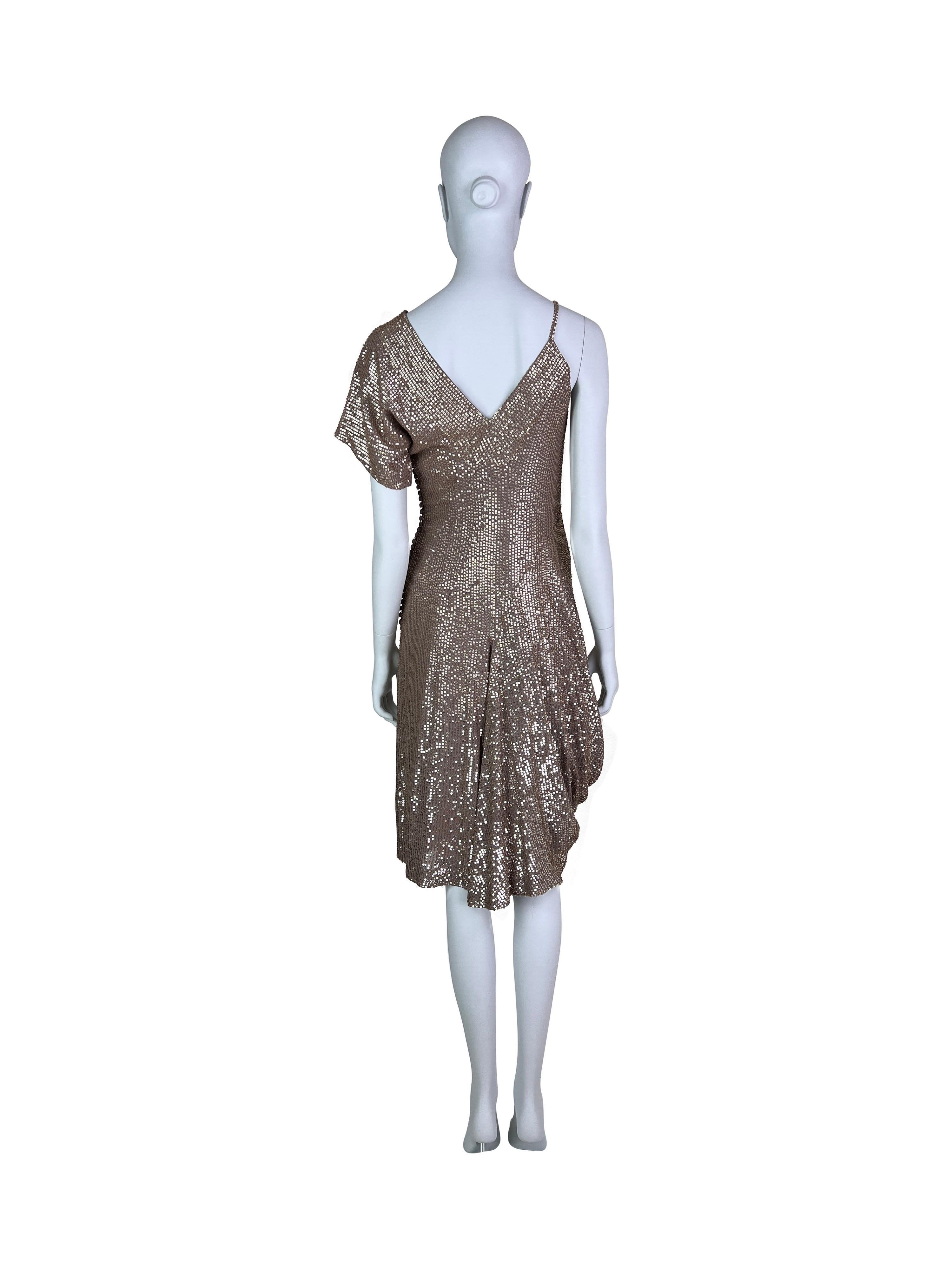 Dior by John Galliano Resort 2007 - Robe à paillettes en vente 2