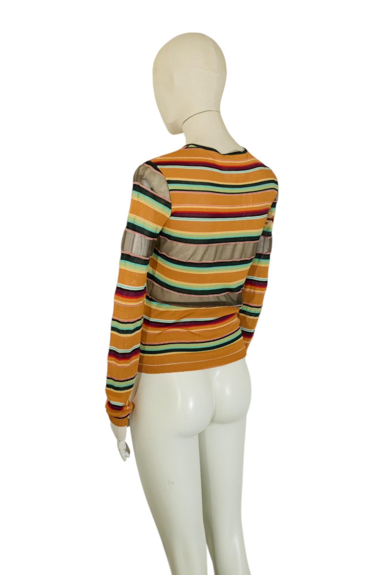 Dior by John Galliano S/S 2002 Beaded Cardigan Tanktop Set For Sale 5