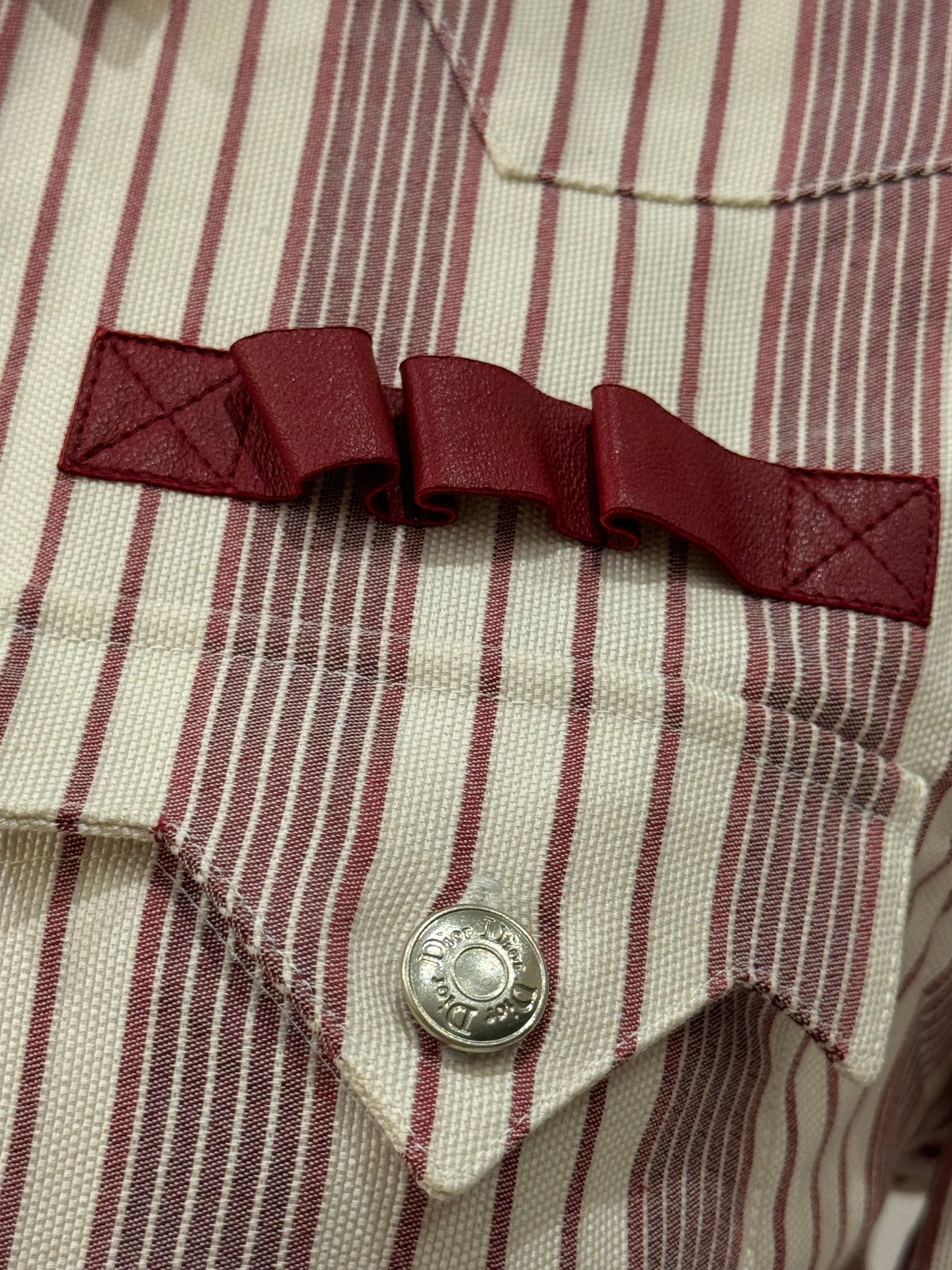 da uomo o donna Camicia blouson in cotone Dior by John Galliano P/E 2003 in vendita