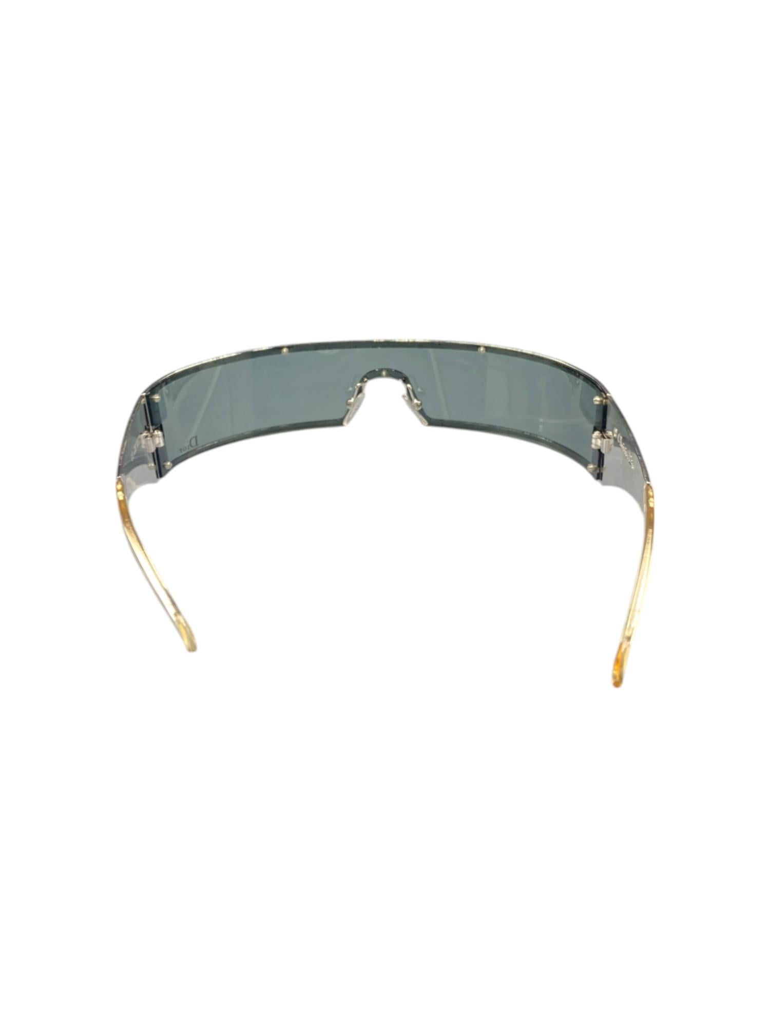Dior by John Galliano S/S 2003 Dior Punk Swarovski Sunglasses In Excellent Condition For Sale In LISSE, NL