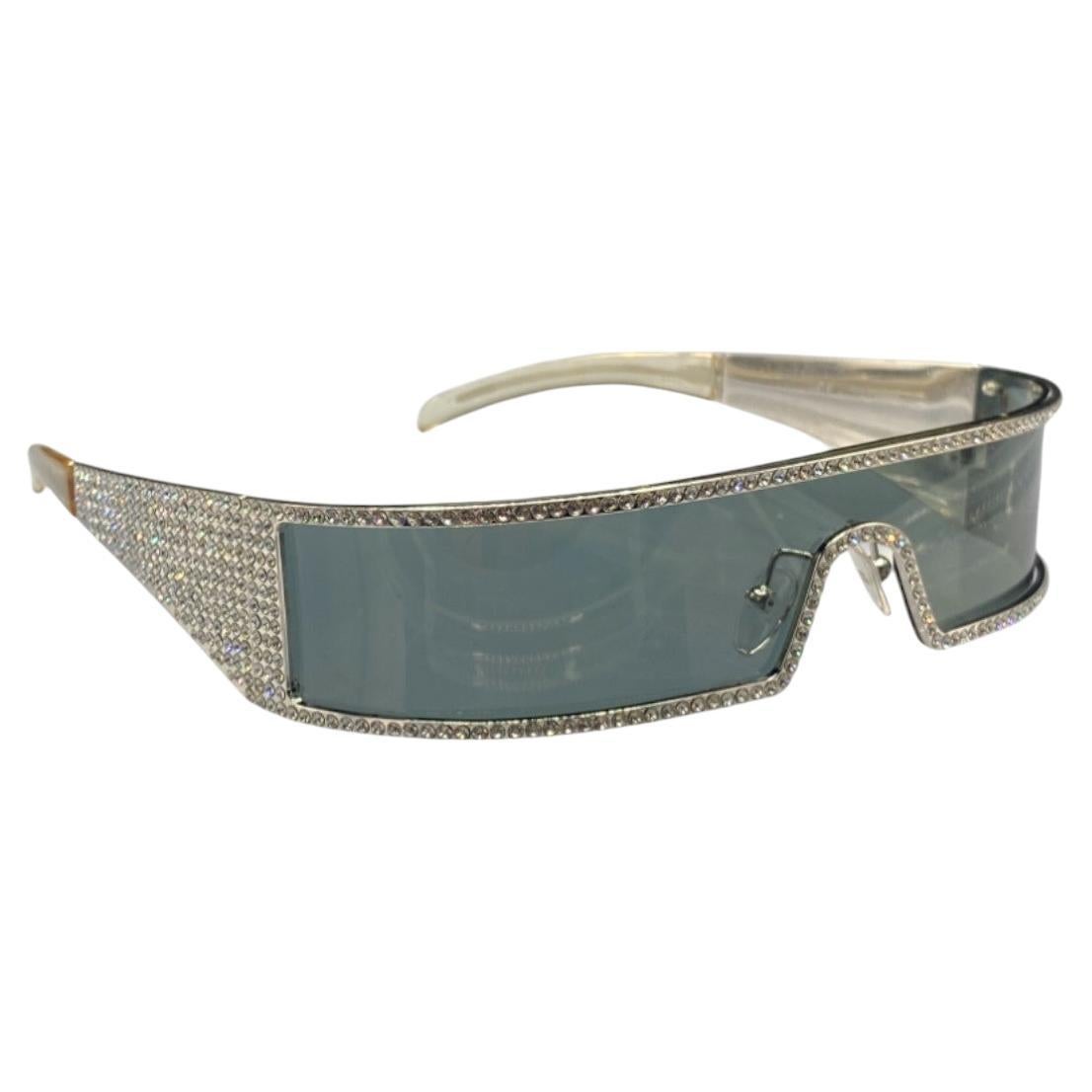 Dior by John Galliano S/S 2003 Dior Punk Swarovski Sunglasses For Sale