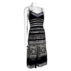 Dior by John Galliano Spring 2006 Embellished and Beaded Silk Cami Dress