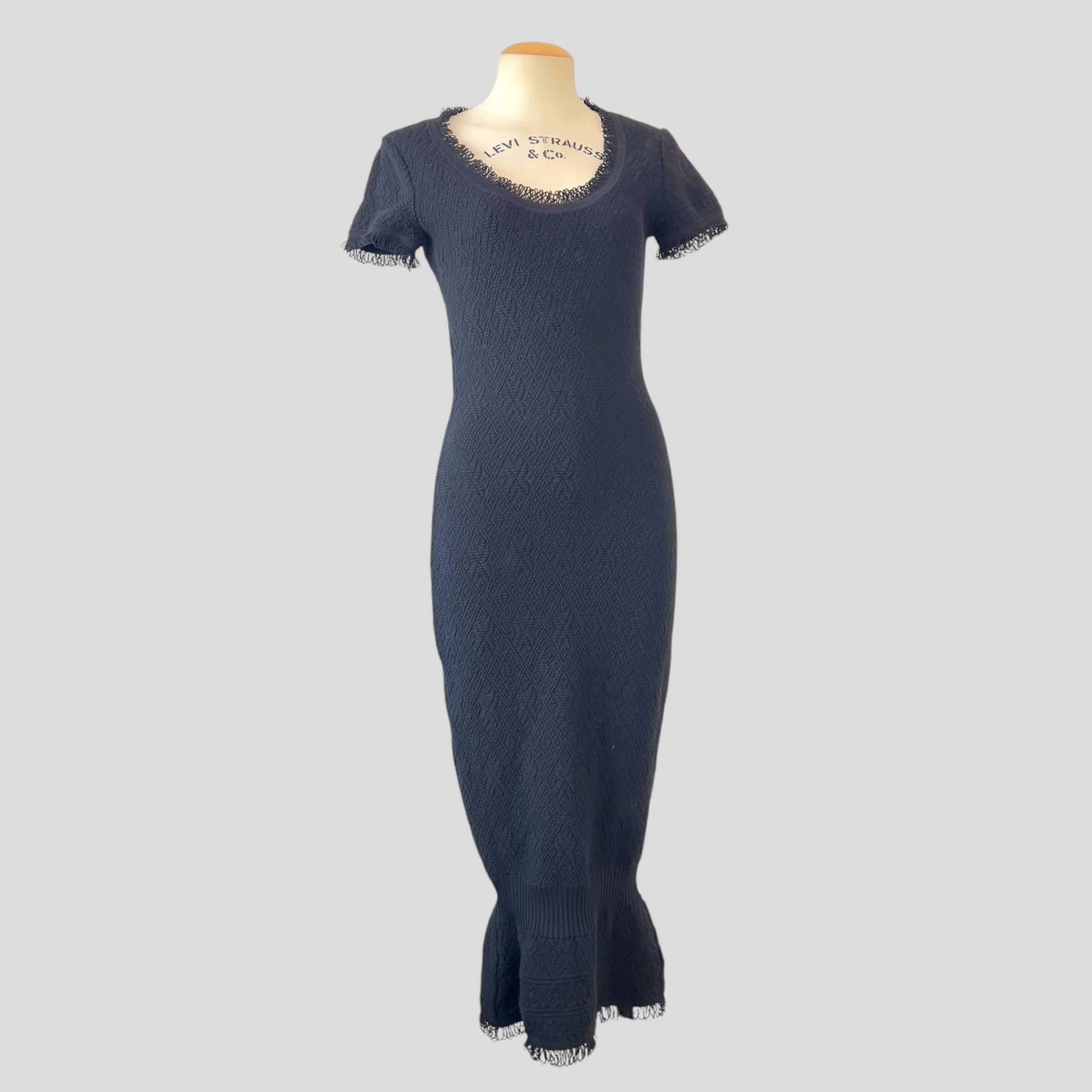Dior by John Galliano Textured Knit Mermaid Dress, Fall/Winter 1999 For Sale 2