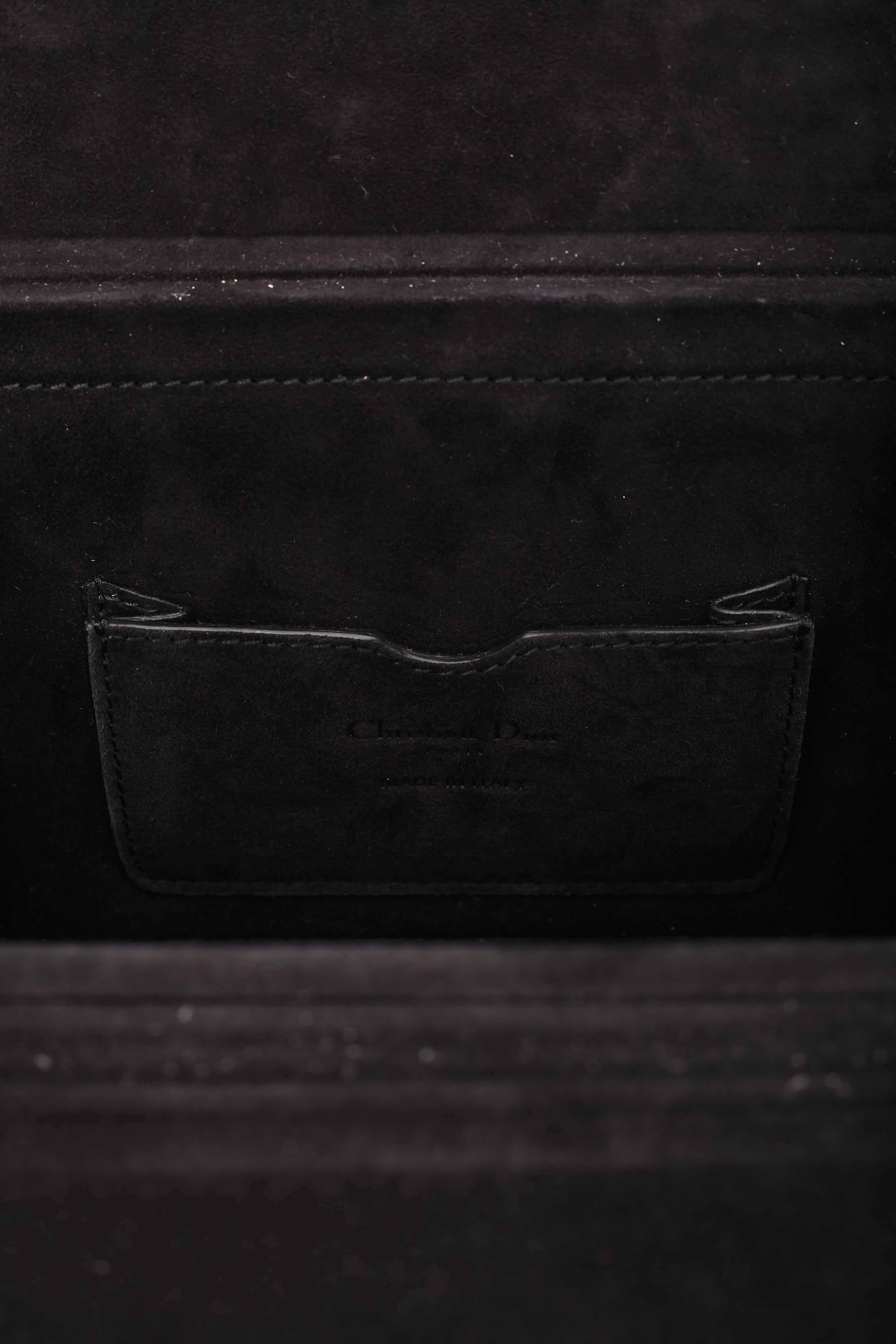 Dior Calf Leather Dior Addict Lockbox Shoulder Bag For Sale 5
