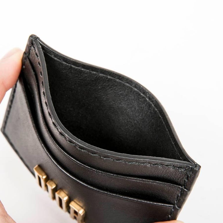 DIOR Card Holder In Black Smooth Leather At 1stDibs Christian Dior 
