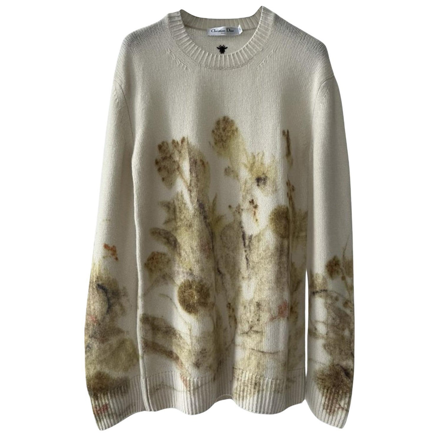 Dior Cashmere Jumper Hand Painted 34 FR