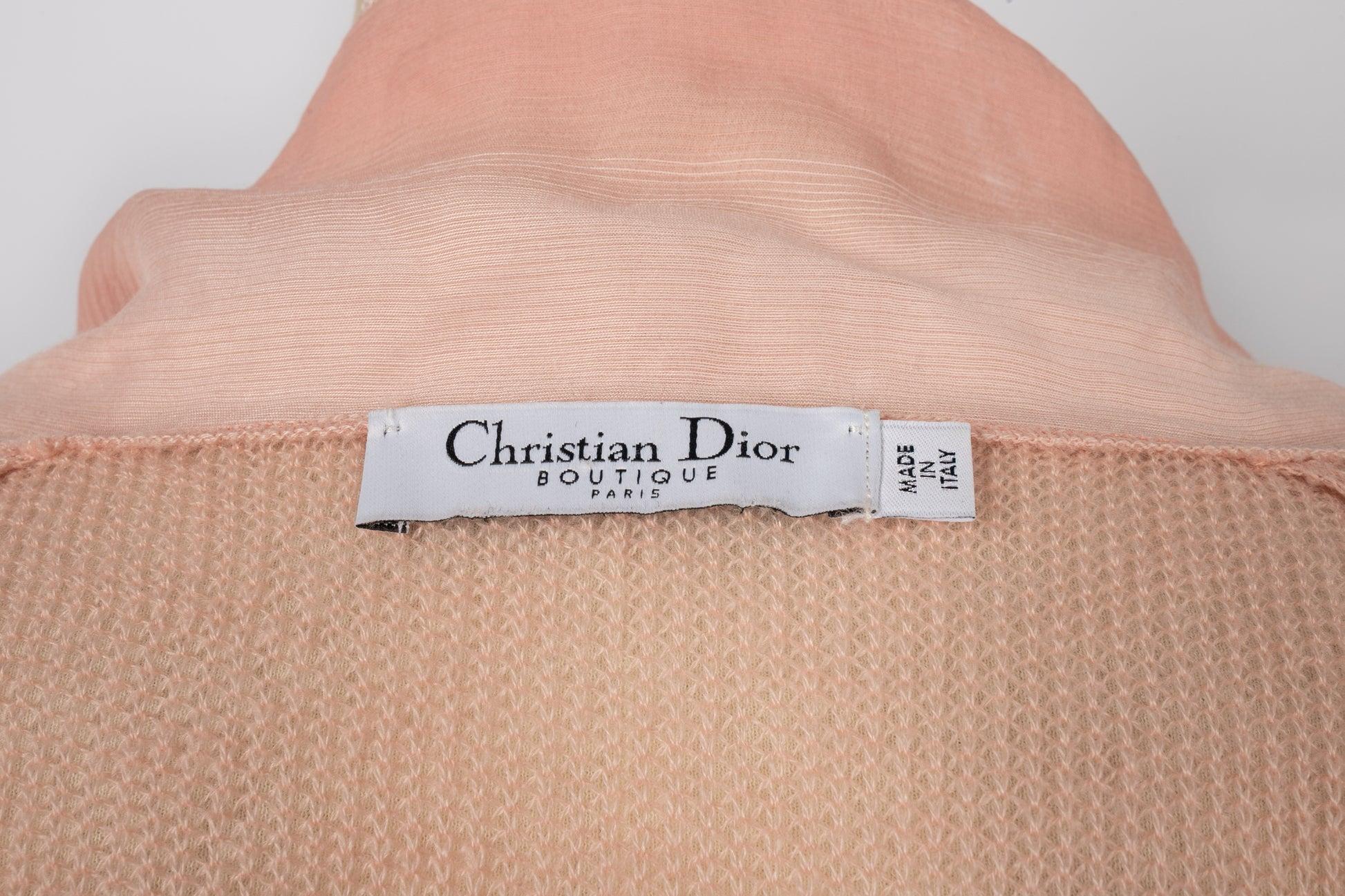 Dior Cashmere Long Cardigan For Sale 4