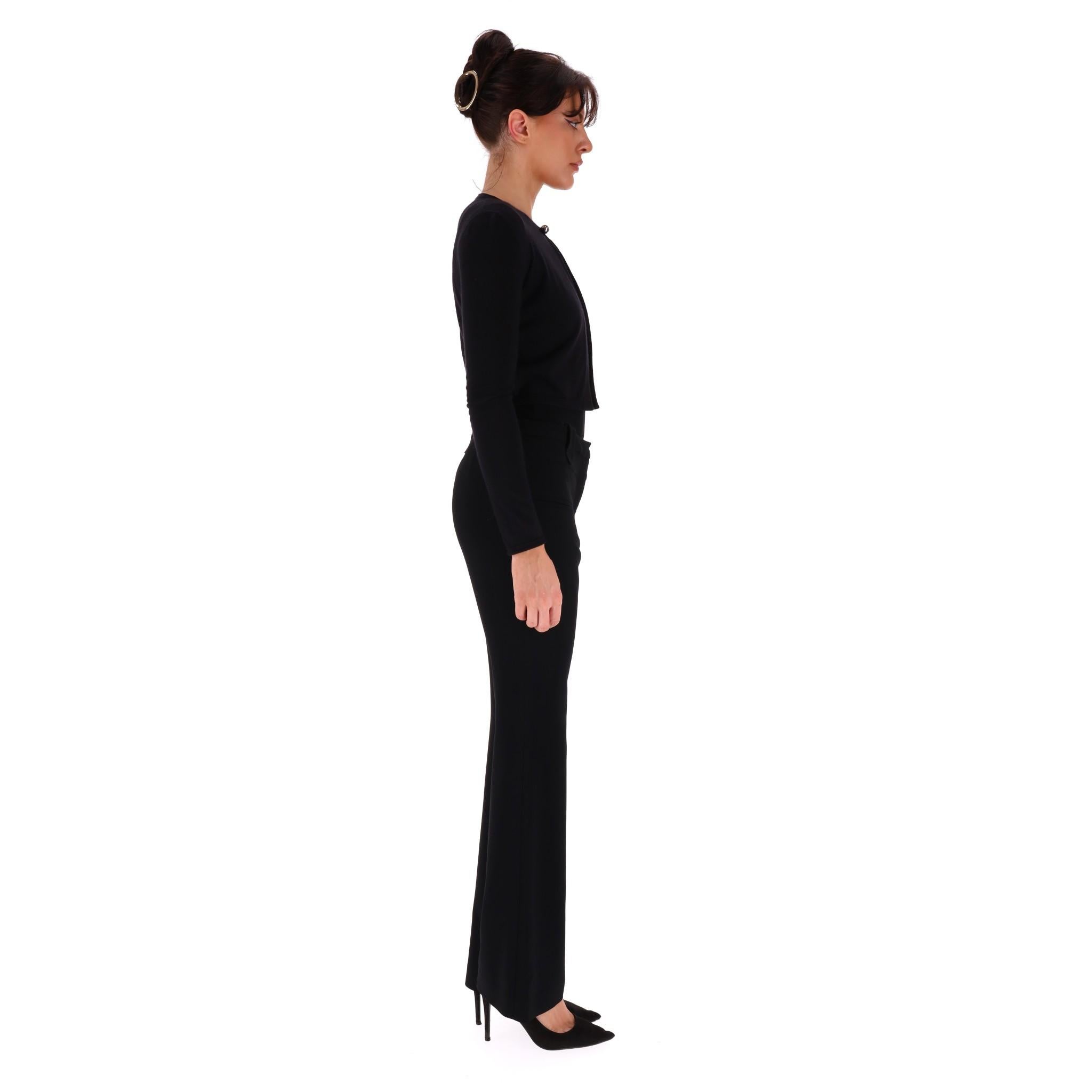 Black Dior Cashmere & Silk Fine Knit Cardigan