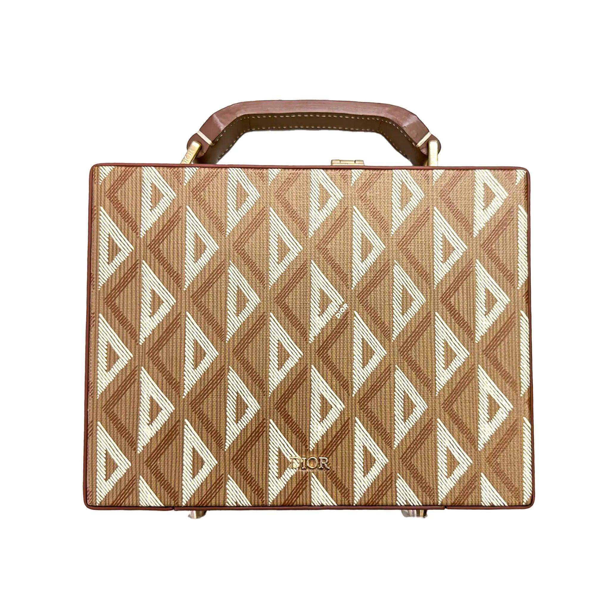 Dior CD Diamond Structured Box Bag - Toile de Dior, 1970 Inspiration