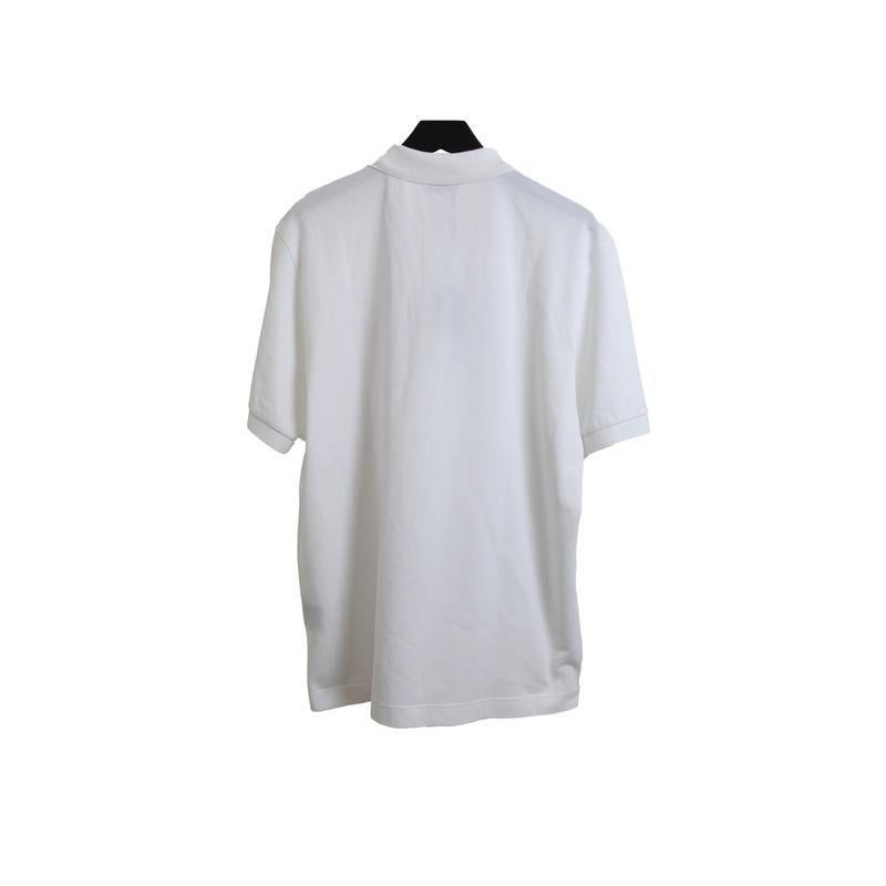 Gray Dior CD Embroidered Logo Polo White For Sale