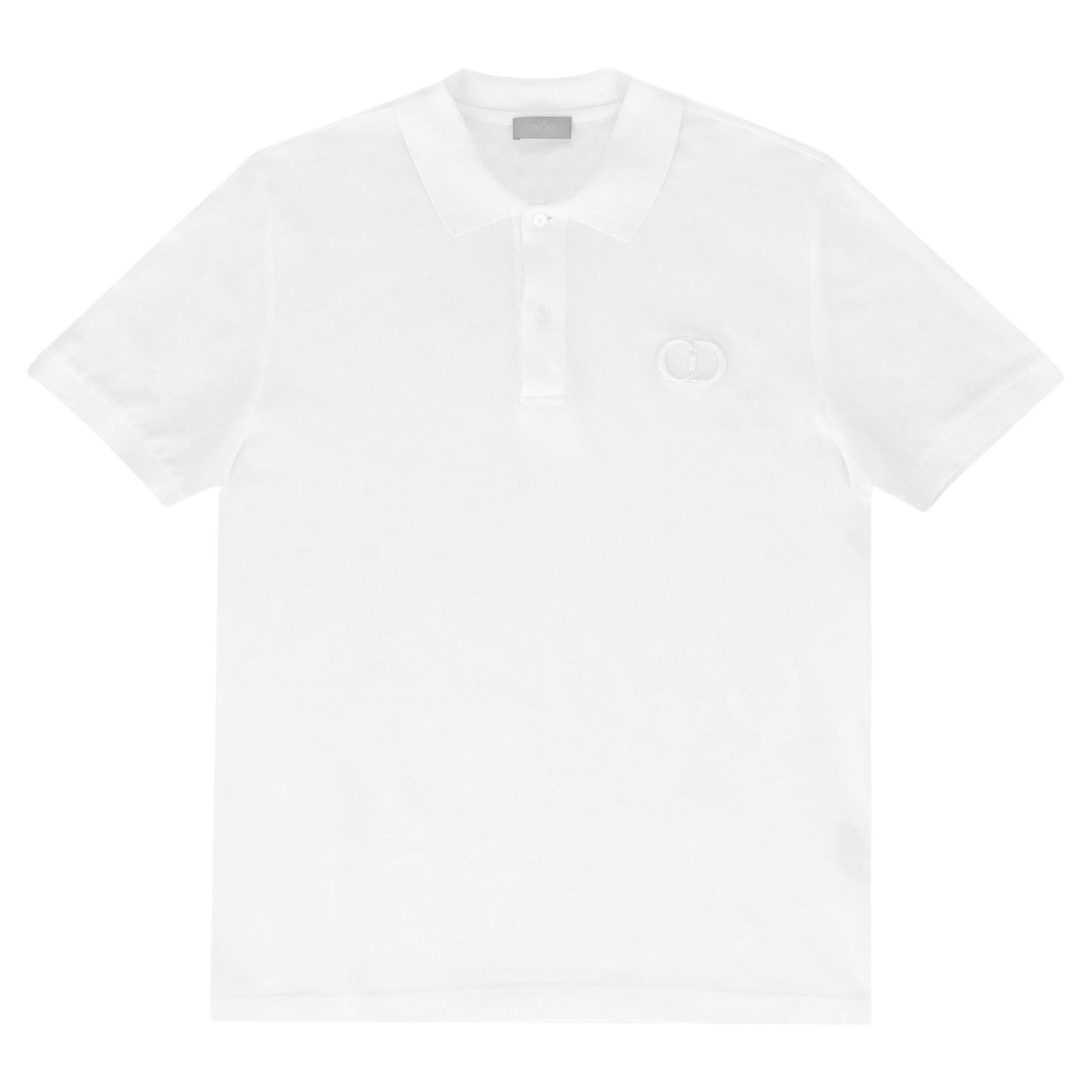 Polo en coton brodé 'CD Icon' de Dior