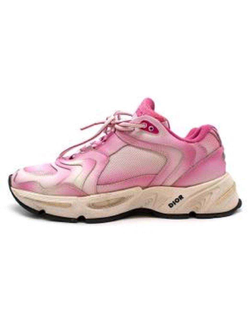 chaussure dior rose