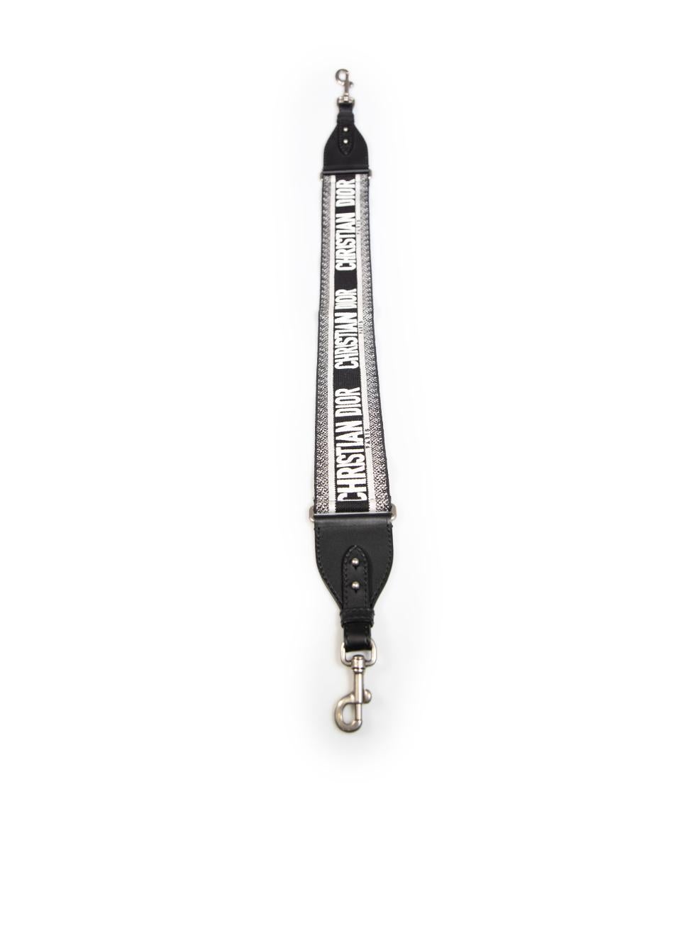 Women's Dior Checkered Embroidered Bag Strap